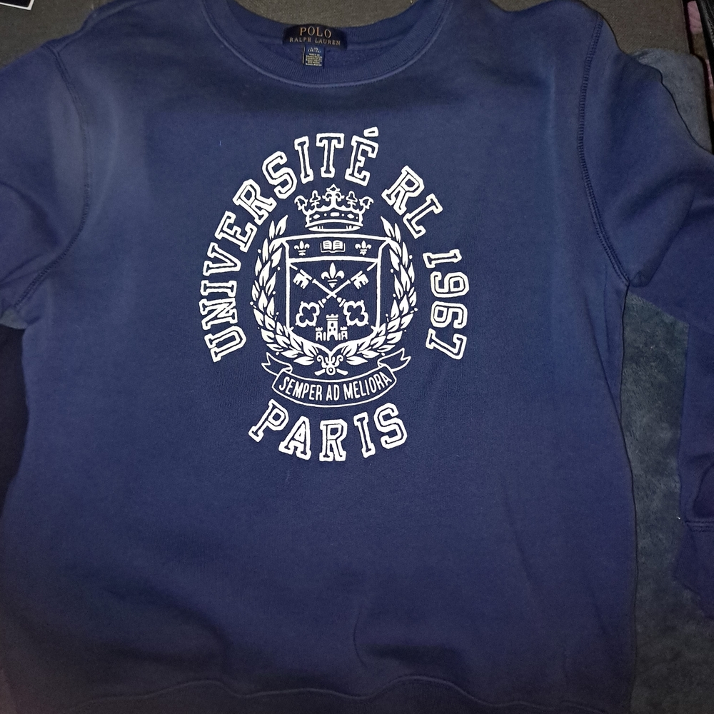 Polo by Ralph Lauren Navy Crewneck Sweater